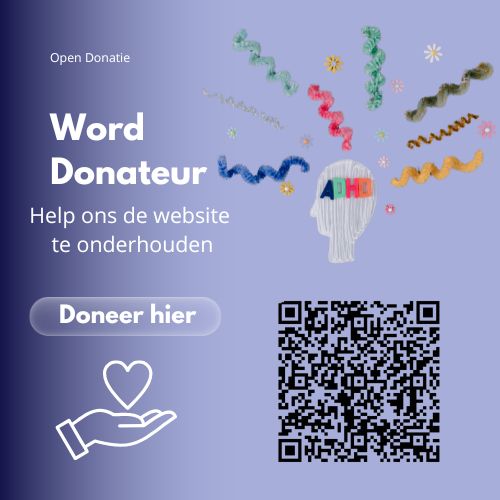 doneer voor adhd website, add website, autisme website