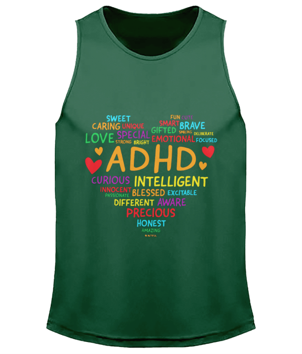 Mens Cool Vest ADHD Sweet Caring