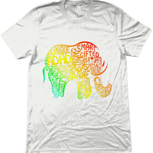 Unisex Crew Neck T-Shirt - ADHD Olifant