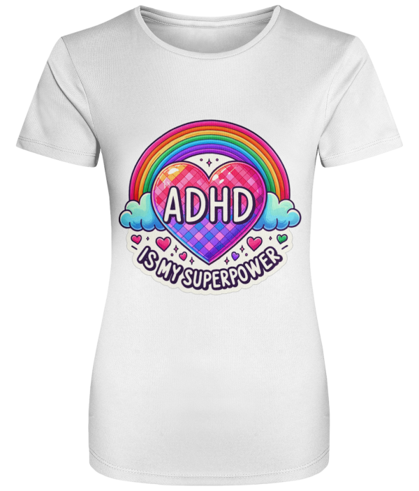 Womens Cool T Sublimation-ADHD-Superpower