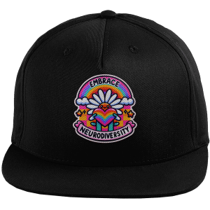 Snapback Rapper Cap – Embrace Neurodiveristy