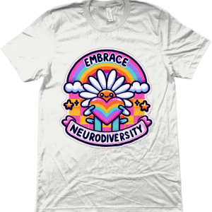 Unisex Crew Neck T-Shirt-Embrace Neurodiversity
