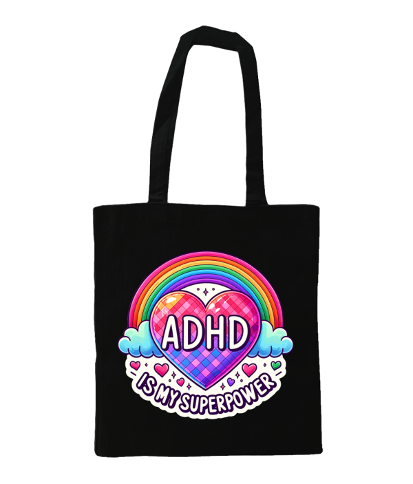 Stevige draag- en schouderriemen van ca. 67 cm-ADHD is my superpower