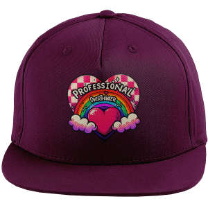 Snapback Rapper Cap – Professional Overthinker