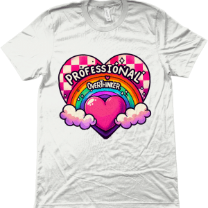 Unisex Crew Neck T-Shirt-Professional-Overthinker