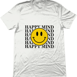 Unisex Crew Neck T-Shirt - Happy Mind
